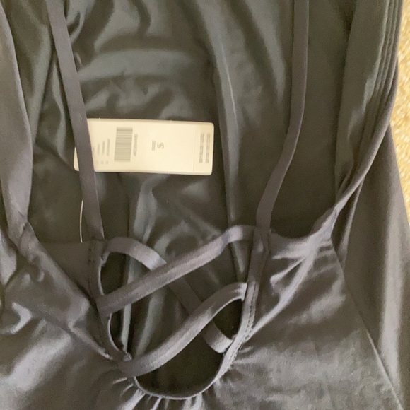 New w/Tags.Black Tank Style Anthropologie Swimsuit - Picture 5 of 8